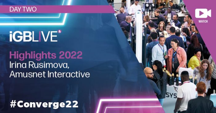 Irina Rusimova CBDO, Amusnet interactive on the importance of iGB Live! – Casino & games