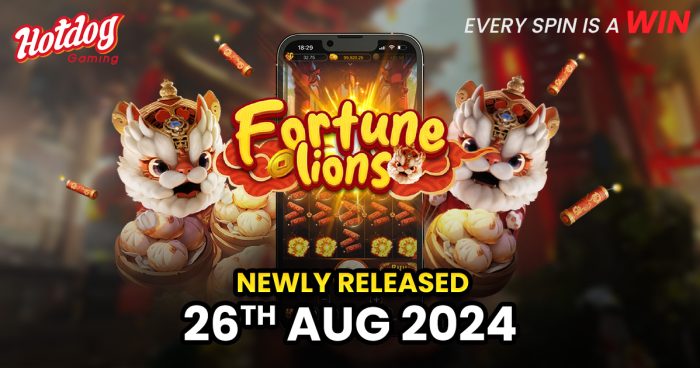 Demo Now! Fortune Lions by Hotdog Gaming Strikes in September