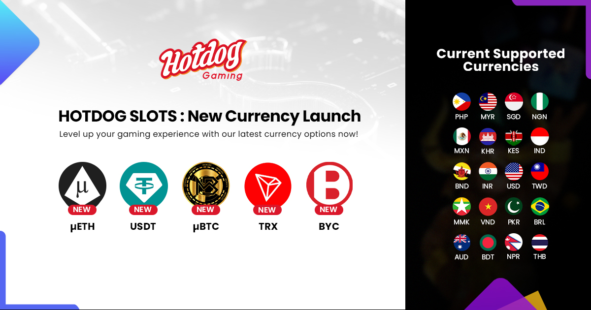 Hotdog Gaming Pop Up Released New Currency Options for Players