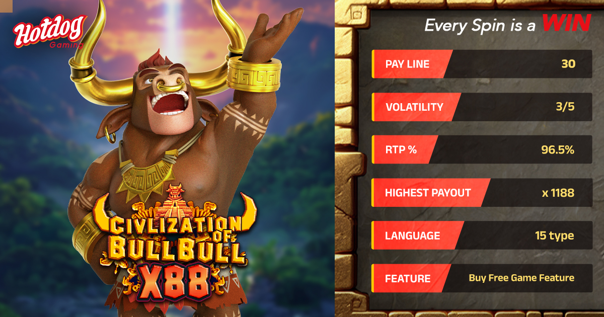HOTDOG GAMING: Experience the Adventure of Bull Bull X88 Today!