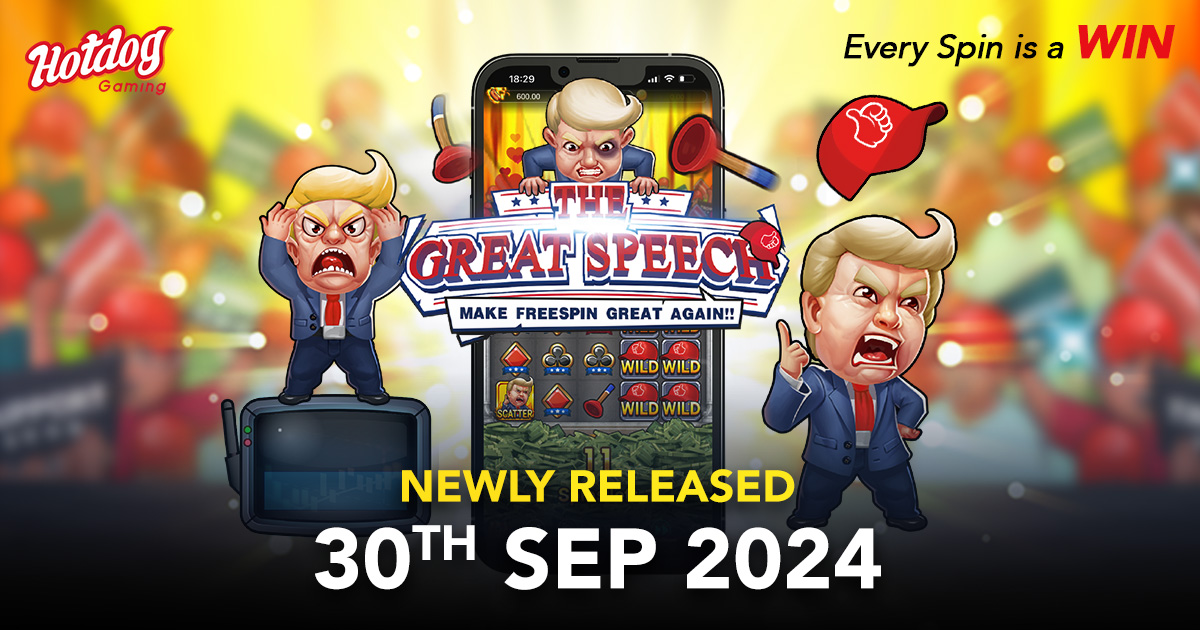 The Great Speech: HOTDOG GAMING Groundbreaking Slot of 2024