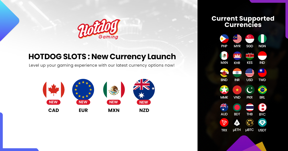 Seamless Payments: Hotdog Gaming Adds New Global Currencies