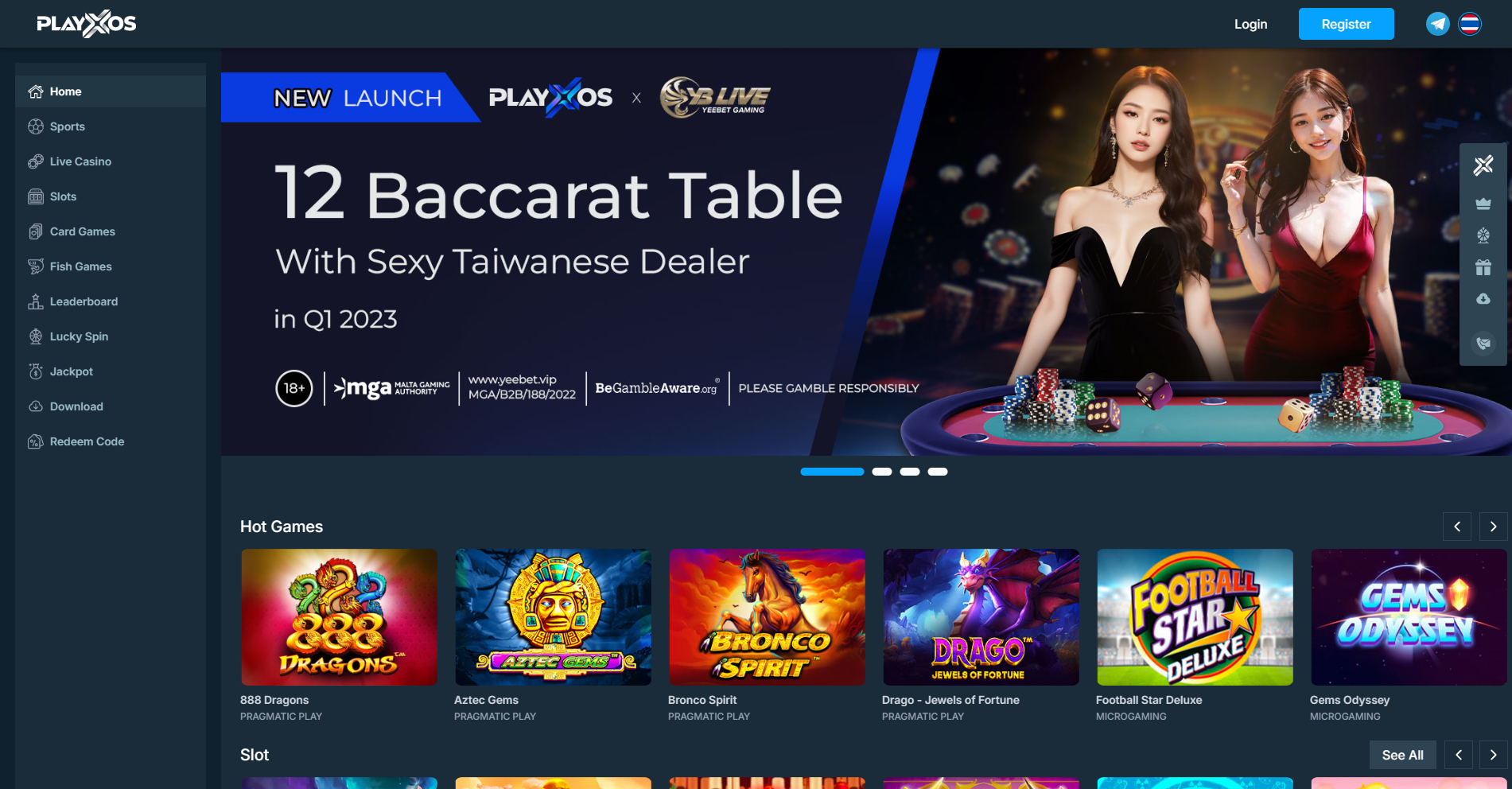 PLAYXOS Alpha Grey Theme Templates