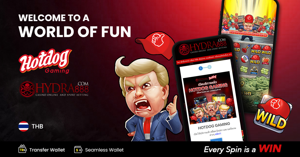 Experience Exclusive Slots: HOTDOG GAMING & Hydra888 Unite