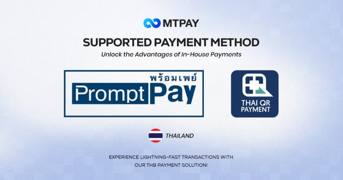 MTPAY THB Adds PromptPay Support for a Better IGaming Experience