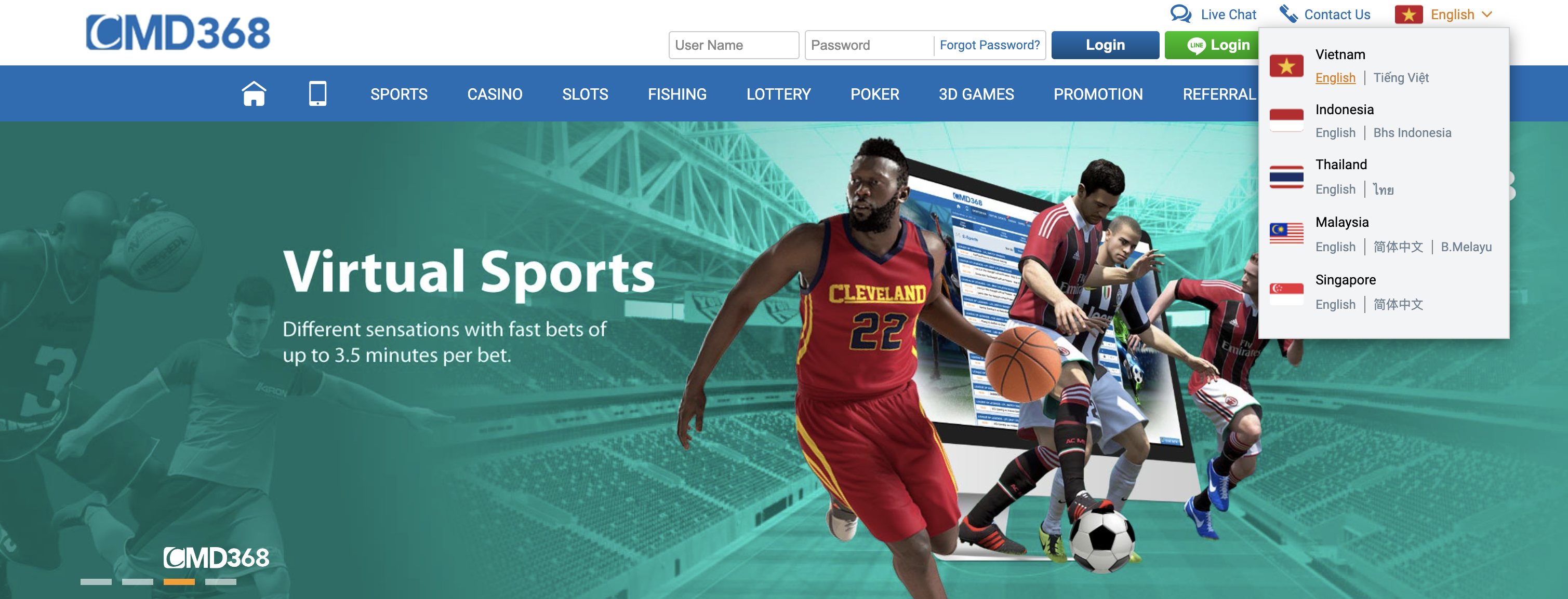 CMD Supported Languages