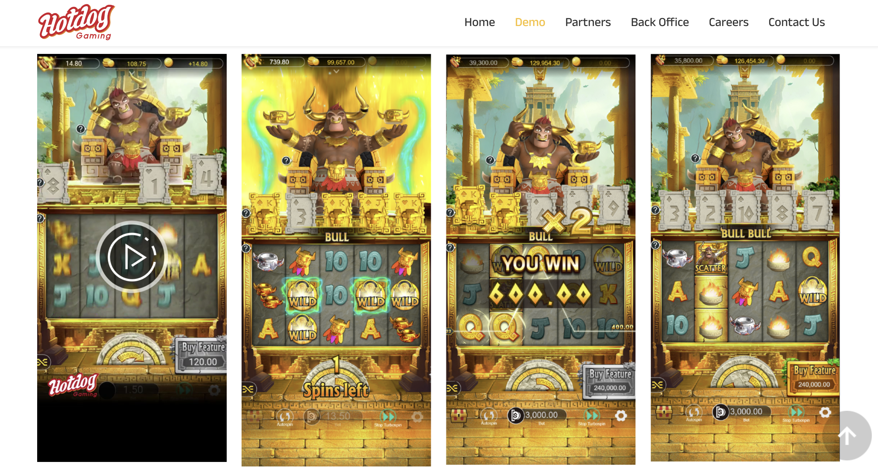 Screenshot of Bull Bull 2 by HOTDOG GAMING