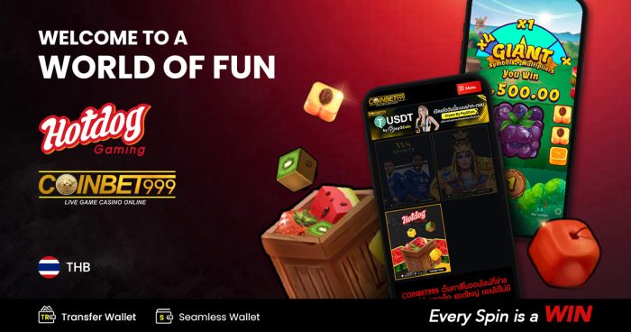 HOTDOG GAMING with Coinbet999: Exclusive Slots Now Available at Thailand