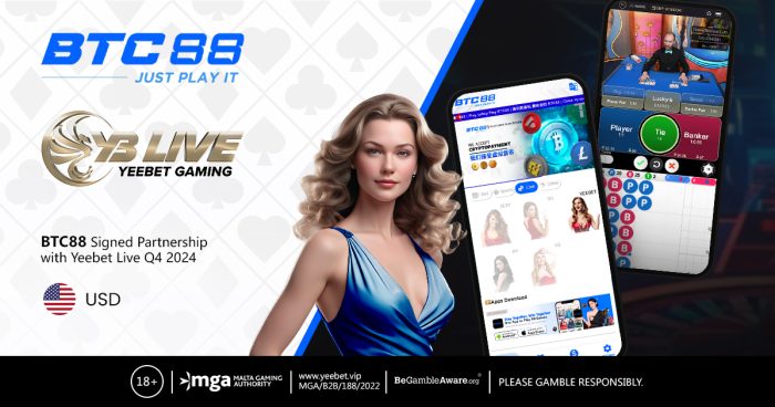 Yeebet Live Partners with BTC88 for Exciting New Collaboration