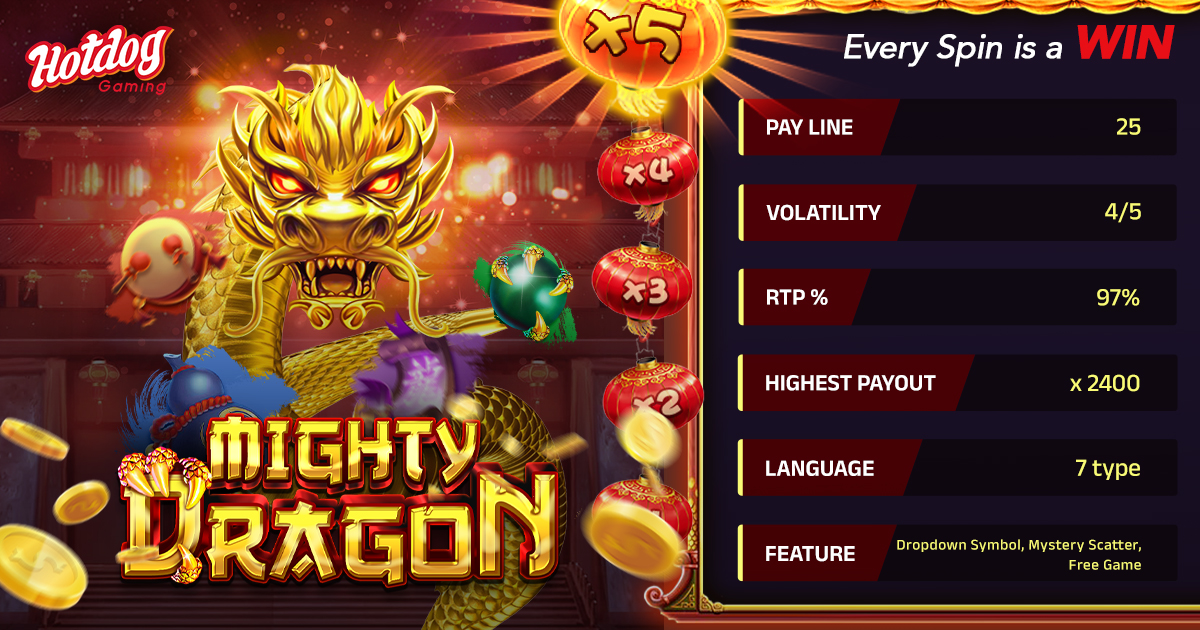 Uncover Mighty Dragon: HOTDOG GAMING Epic Slot Adventure!