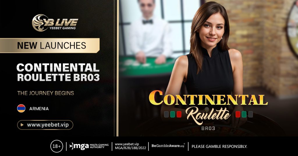 Yeebet Live: Continental Roulette BR03