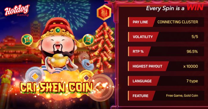 Cai Shen Coin is Here: Win Big with HOTDOG GAMING!