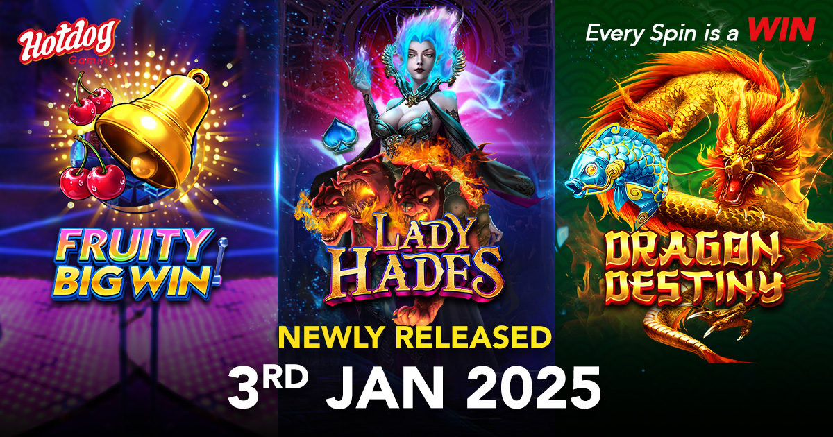 HOTDOG GAMING Unveils 3 New Slots: Play and Win Big!