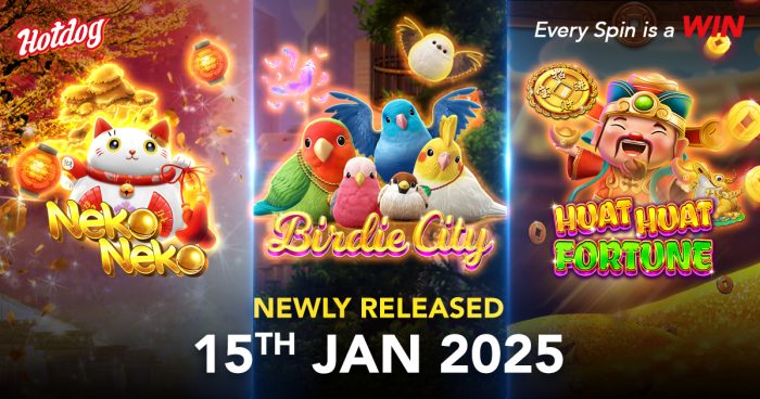 HOTDOG GAMING: Spin to Win with 3 Thrilling New Slots!