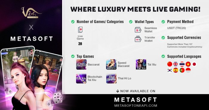 A Bold New Era: METASOFT and ViA Casino’s Game-Altering Partnership!