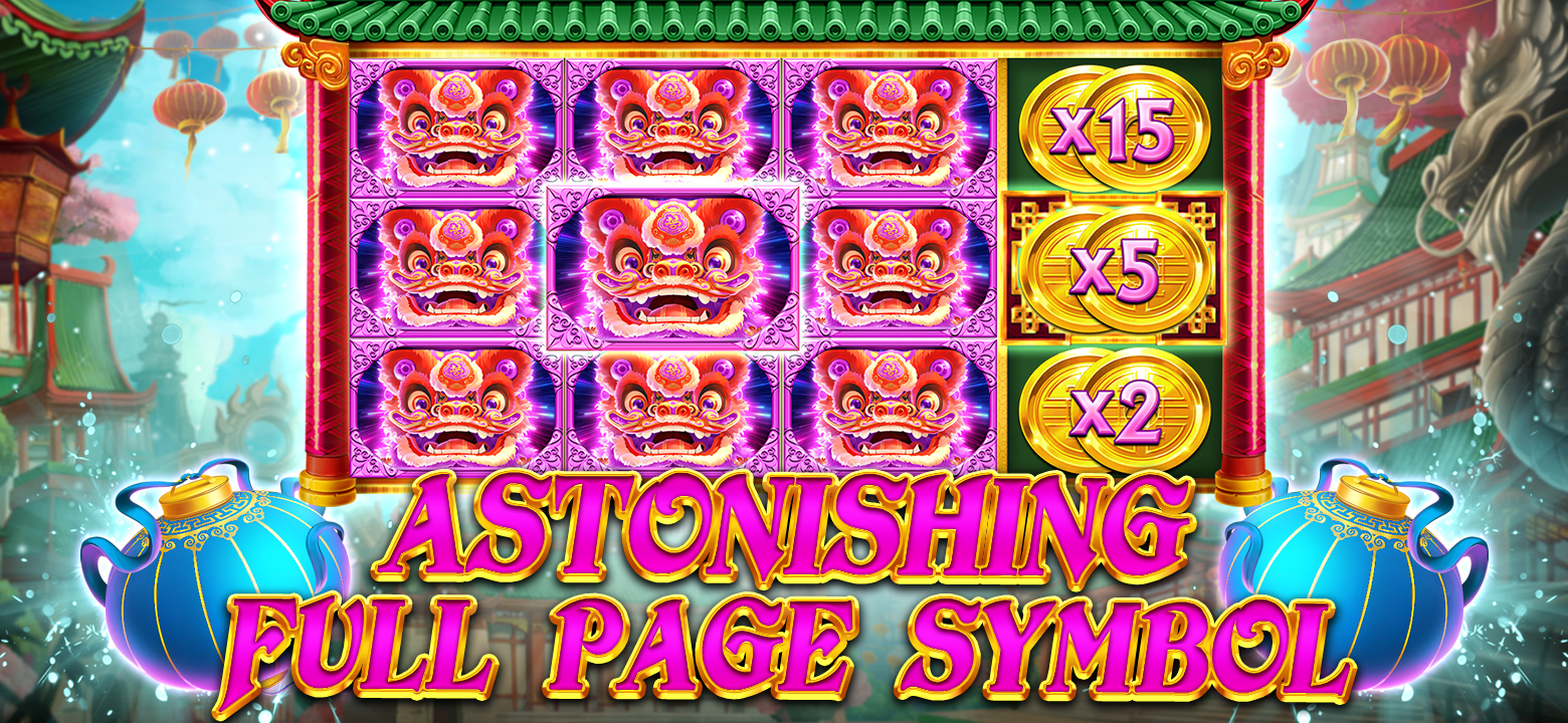 Unleash the Lion’s Power! Full-Page Symbols for Mega Wins!