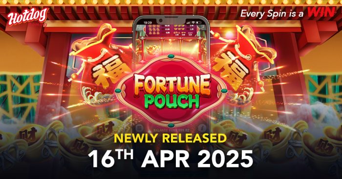 Fortune Pouch is Live — HOTDOG GAMING Big-Hit 1-Line Wonder