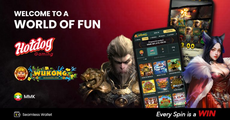 HOTDOG GAMING Now on Wukong96 — Myanmar players can now enjoy premium slots with full MMK support.