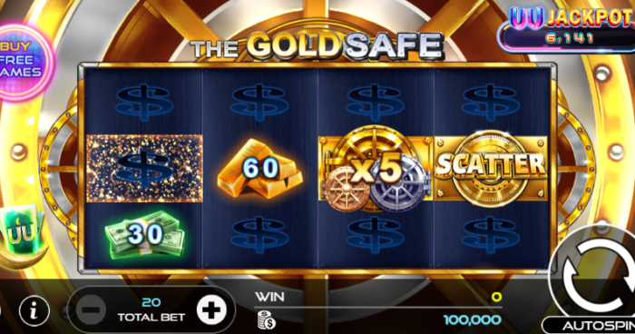 The Gold Safe 1000: Crack the Vault for a 10,000x Payday!