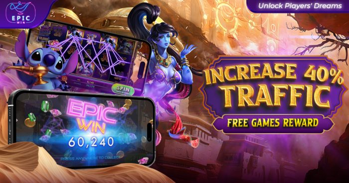 EpicWin Slot Adds Book of Genie to Free Games Reward for Boosted Retention
