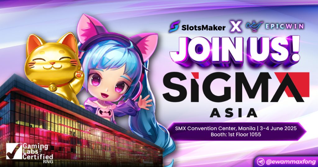 SlotsMaker x EpicWin Slot Set to Showcase at SiGMA Asia 2025