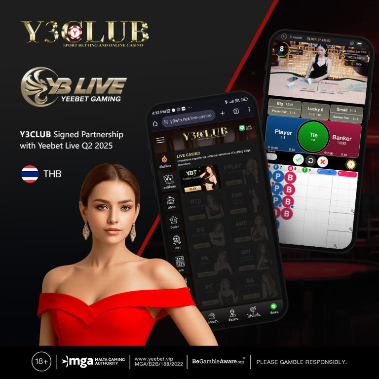Y3CLUB and Yeebet Live announce their strategic partnership, set to launch in Q2 2025.