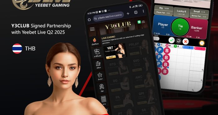 Y3CLUB Powers Up with Yeebet Live, Q2 2025 Epic Breakthrough