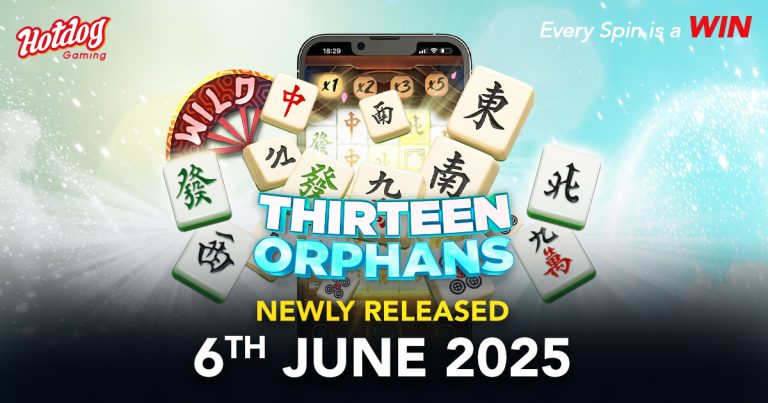 Unravel ancient fortunes! ✨ Hotdog Gaming's Thirteen Orphans is NEWLY RELEASED today, June 6th, 2025! Experience unique reels, transforming Wilds, and soaring multipliers where 'Every Spin is a WIN!