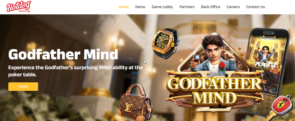 Discover Godfather Mind! Visit the HOTDOG GAMING website to explore details about this groundbreaking slot. Experience the Godfather's surprising MIND ability and its massive reward multipliers!