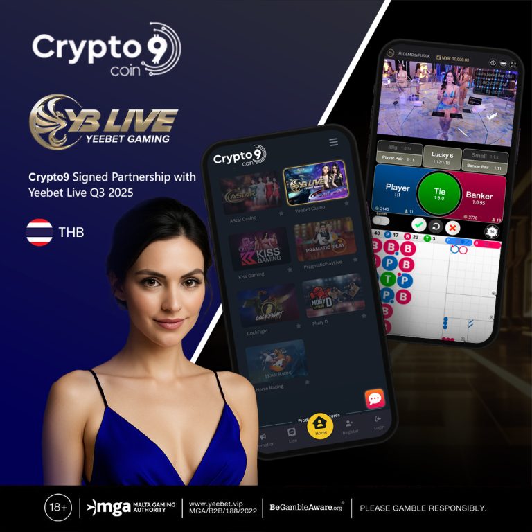 Crypto9 & Yeebet Live redefine digital play from Q3 2025! This groundbreaking partnership sculpts an unparalleled era of precision live gaming. Embrace the future!