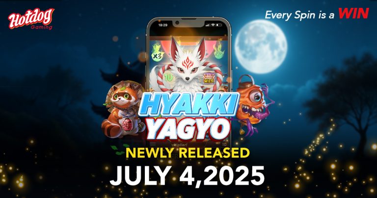 The Night Parade is here! ✨ Hyakki Yagyo is NEWLY RELEASED today, July 4, 2025! Experience Mystery Symbols & Increasing Multipliers for legendary wins. 'Every Spin is a WIN!
