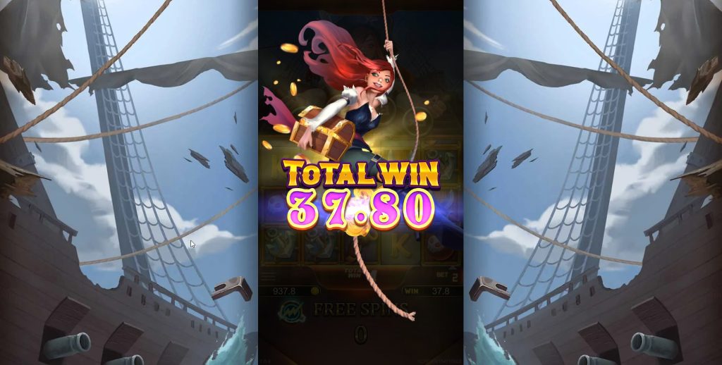 Treasure found! 🎉 Celebrate a TOTAL WIN in Gold Pirate! Witness the power of cascading wins and strategic multipliers for epic payouts.