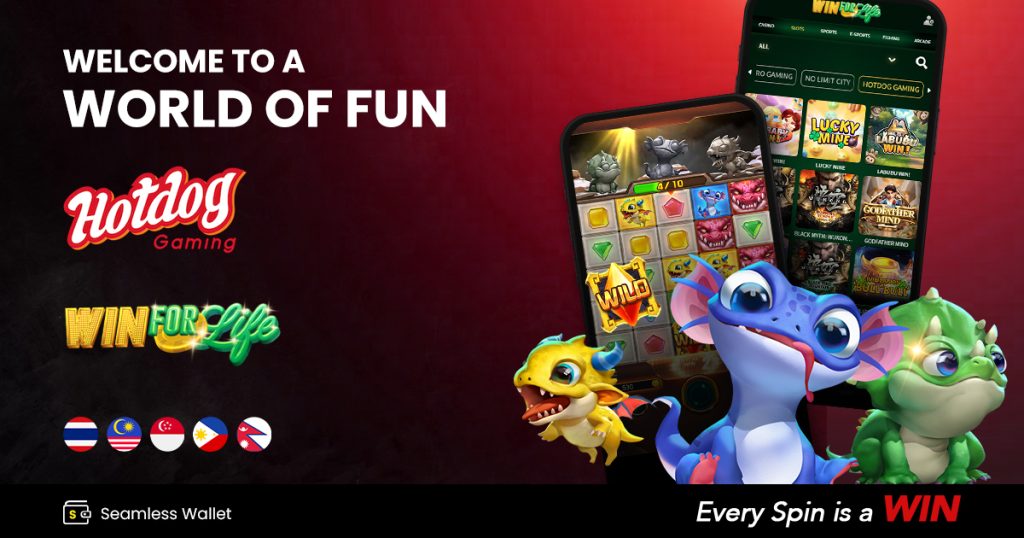 HOTDOG GAMING & WIN4LIFE: IGaming Partnership