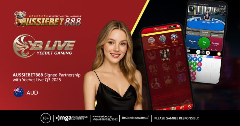 AUSSIEBET888 integrates Yeebet Live world-class live dealer content.