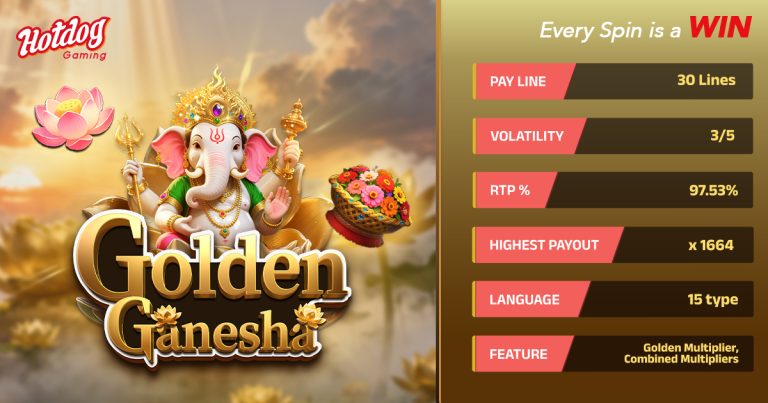 HOTDOG GAMING: Golden Ganesha—your path to auspicious wins begins here.