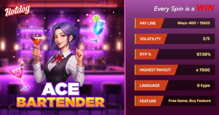 Play Ace Bartender Now – A Spirited Slot with Real Payouts