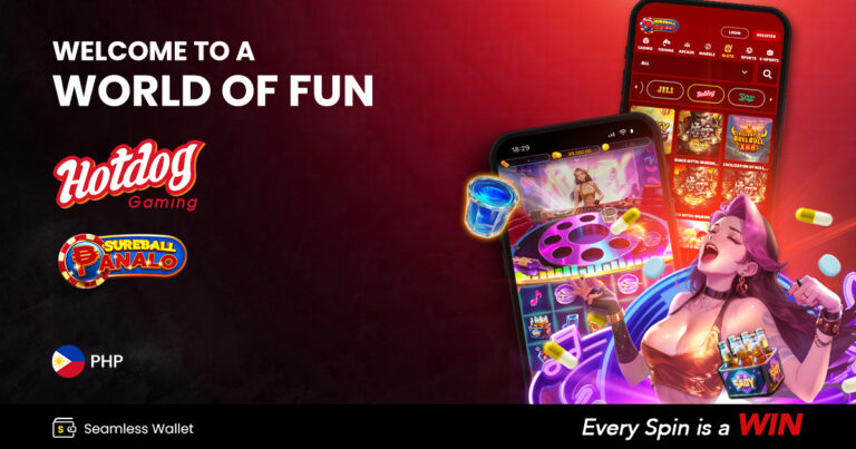 HOTDOG GAMING and SUREBALL officials announcing their strategic content and platform integration alliance in the iGaming sector.