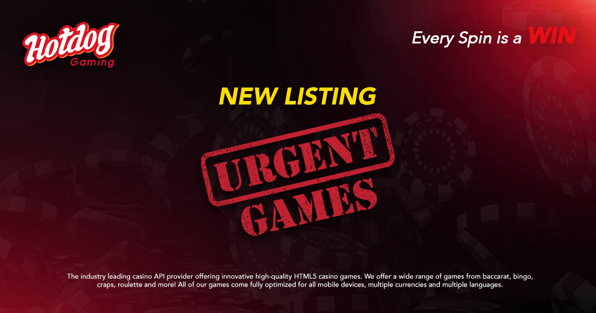 HOTDOG GAMING x URGENT Games partnership overview
