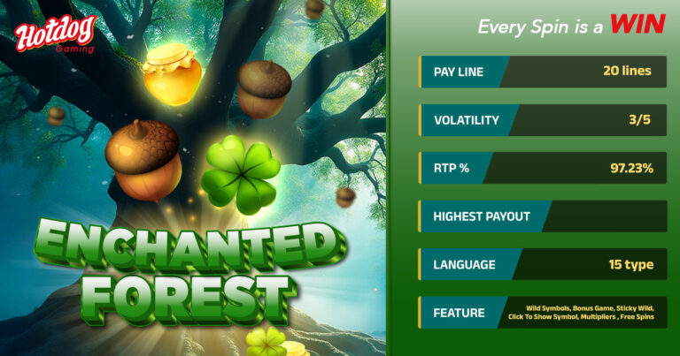 Enter the Enchanted Forest — where HOTDOG GAMING merges beauty with winning potential.