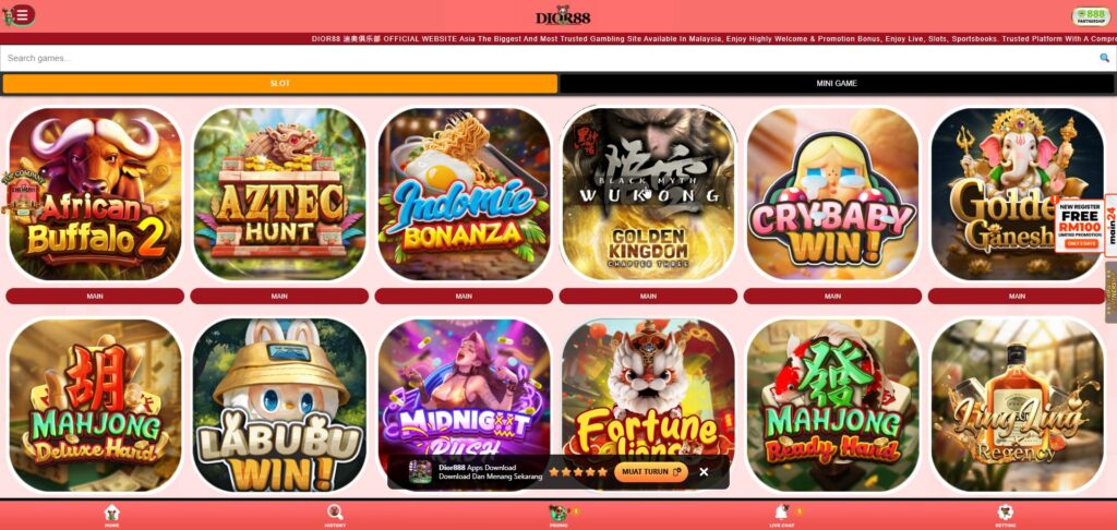 Powered by JUDIKING. Built for Malaysian players.