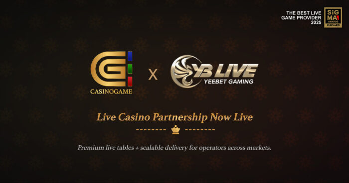 CG Casino × Yeebet Live — Live Casino Partnership Now Live