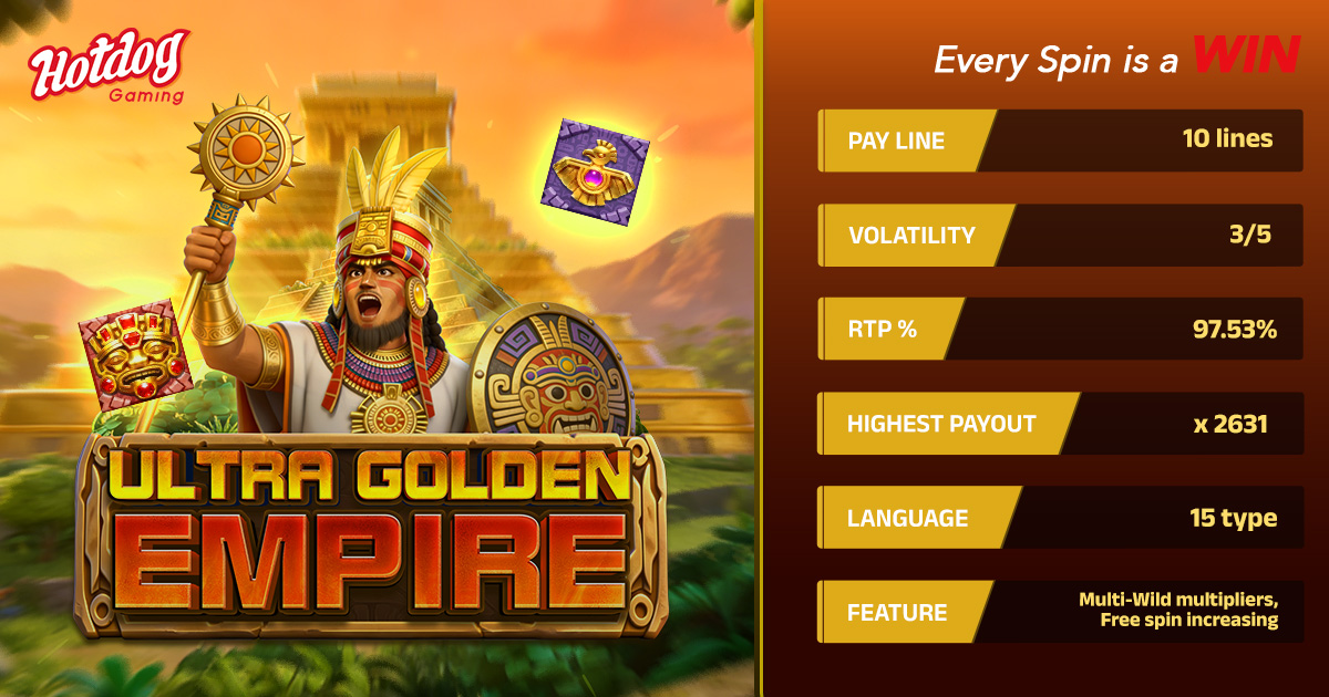 HOTDOG GAMING: Ultra Golden Empire — New Game Released