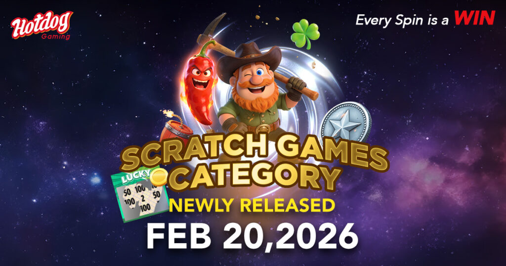 HOTDOG GAMING Launches 3 New Scratch Titles