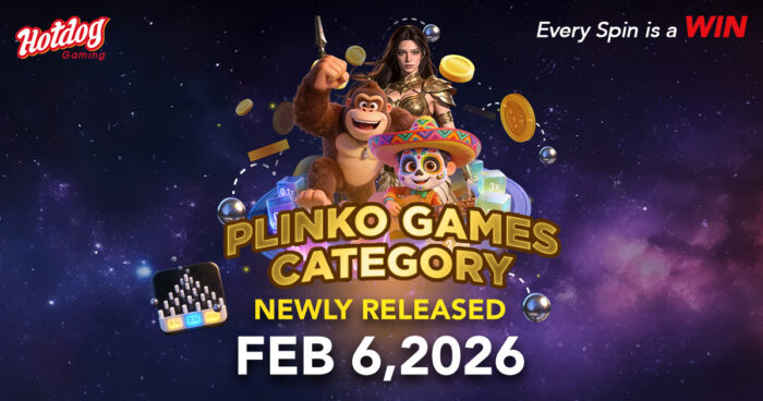 HOTDOG GAMING Drops 4 New PLINKO Games Today