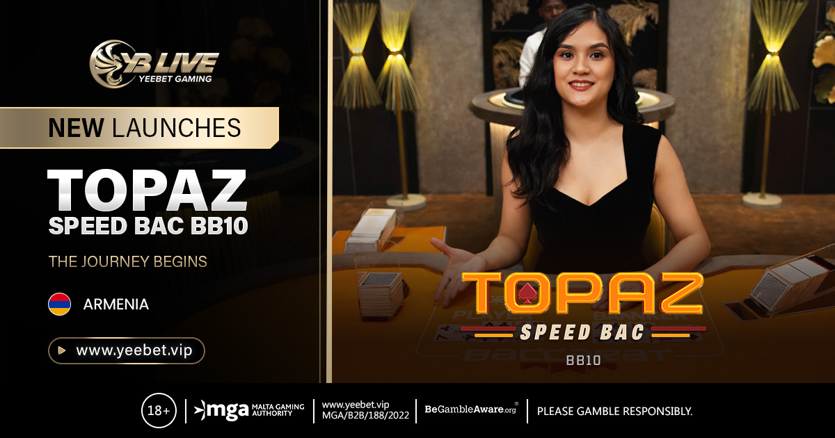 Yeebet Live Topaz Speed Baccarat Table New Launch