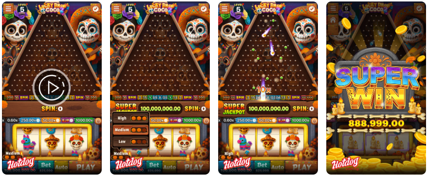 In the glow of Día de los Muertos, Coco is back! The all-new Lucky Drop is more than just a wheel—it’s now supercharged with a mini slot reel.