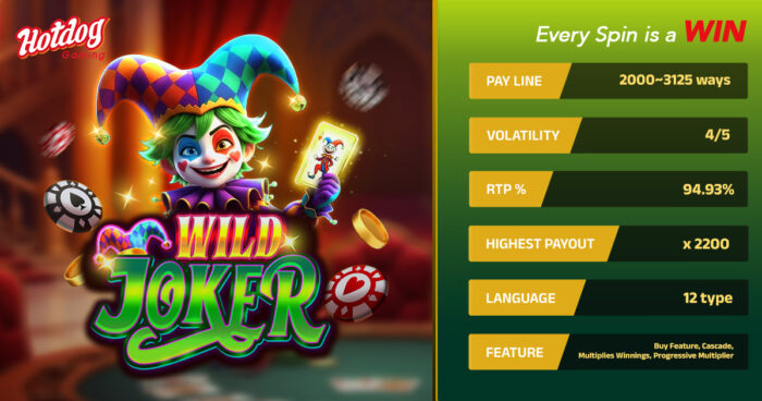 Meet Wild Joker (HOTDOG GAMING’s New Release)